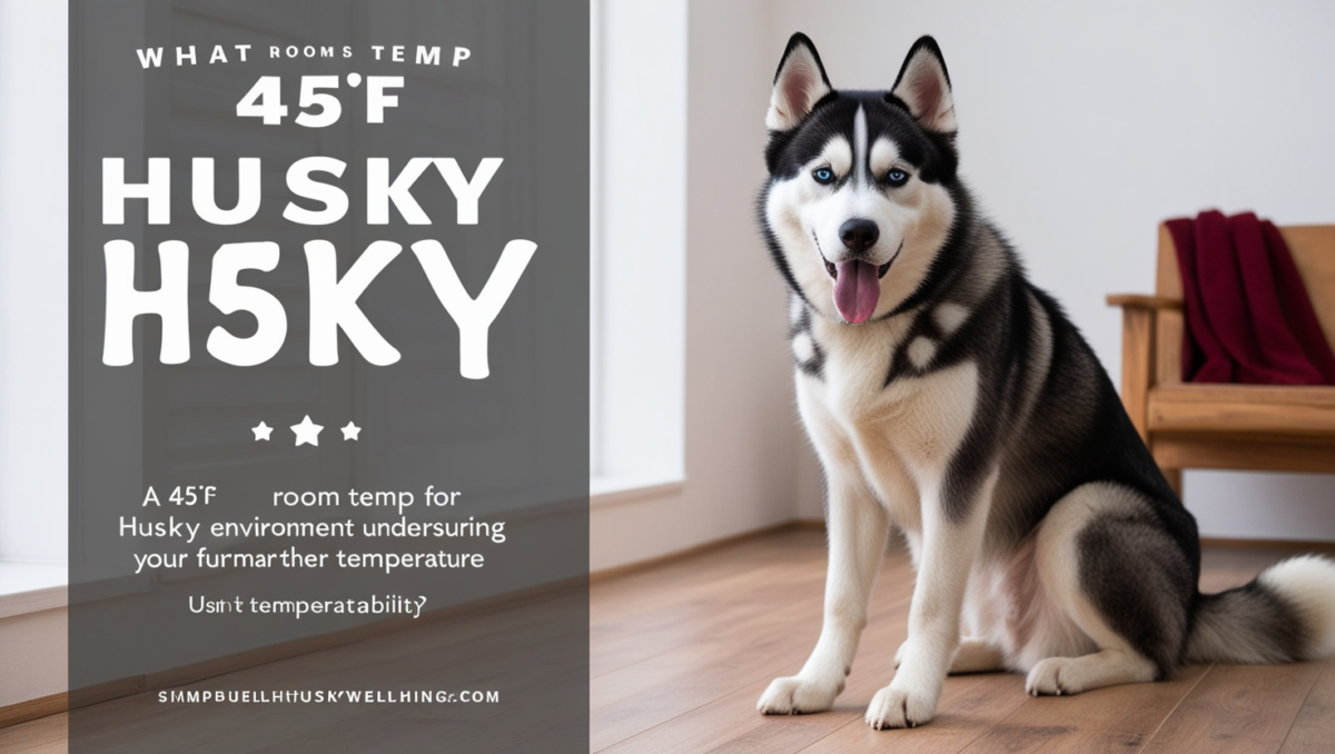 45F Room Temp Husky: Making Your Pet Comfortable For Usually Busy Individuals.