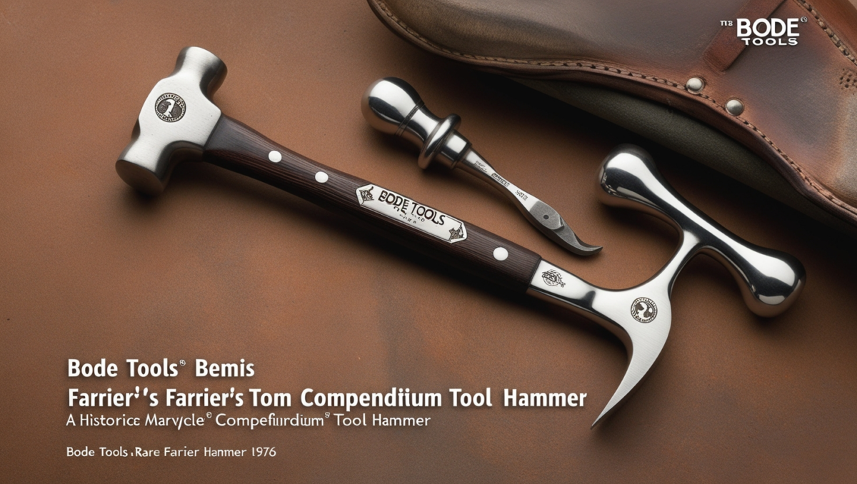 Bode Tools Bemis Rare Farrier's Compendium Tool Hammer