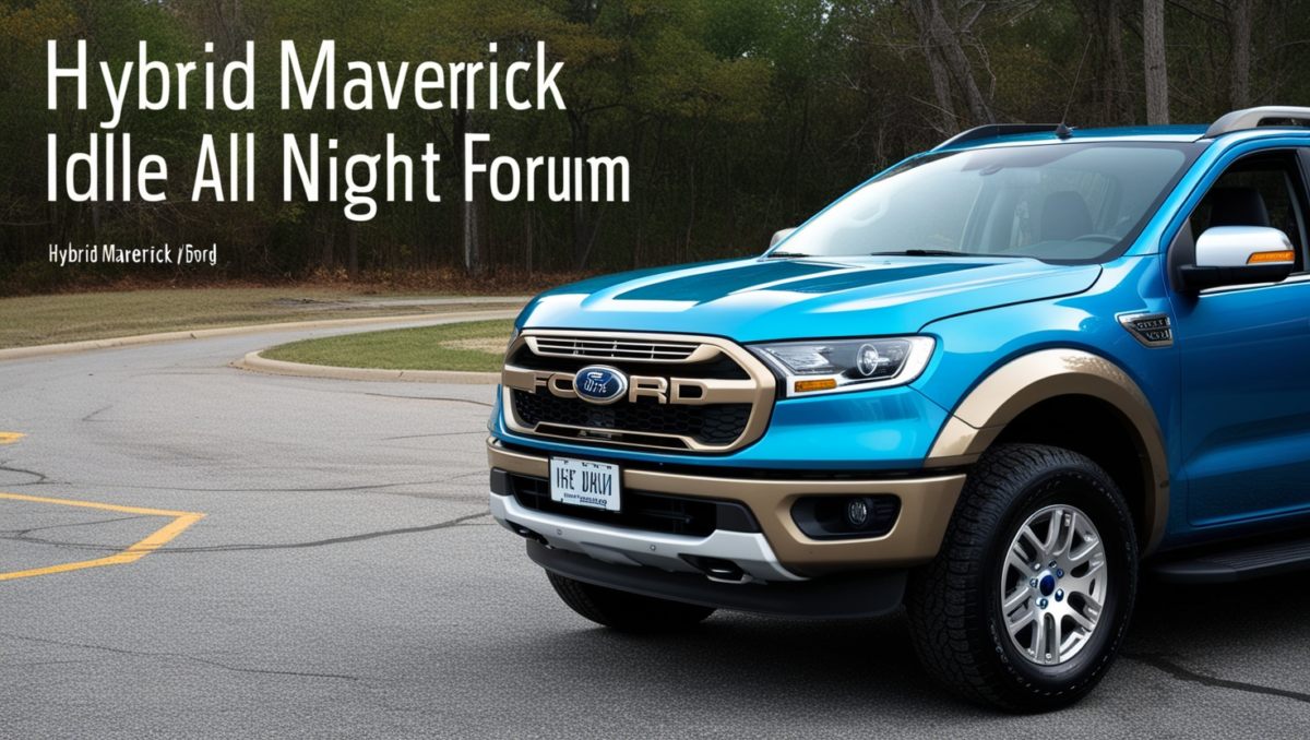 Exploring the Hybrid Maverick Idle All Night Forum: A Guide for Enthusiasts