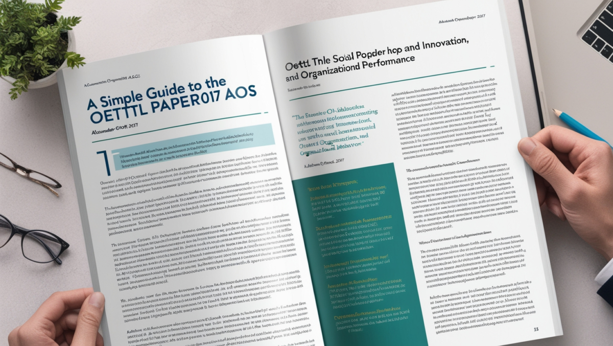A Simple Guide to the Oettl Paper 2017 AOS